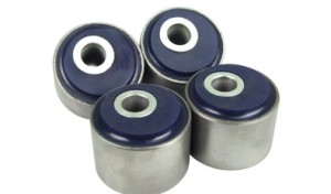 Offset caster bushes