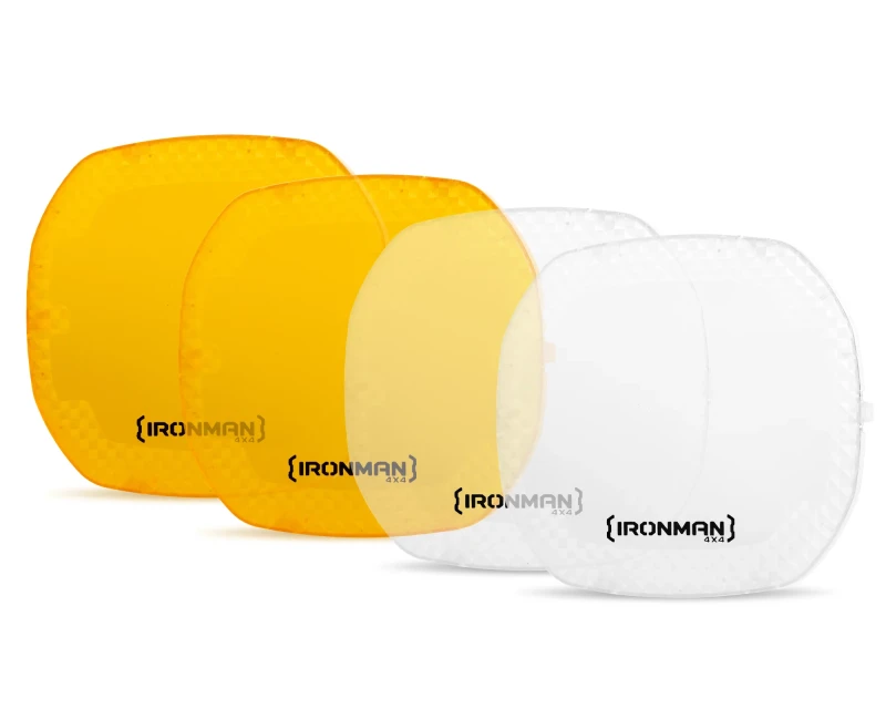IM4X4 Scope Neo Driving Light Covers Amber Clear