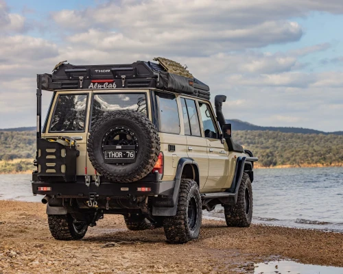 RCB019LC76 toyota 76 series landcruiser rear bar swing away e1ca471c 0130 4cd0 9a1b 38cfb2e880d5