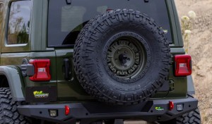 jeep jl spare tire relocation kit 57527