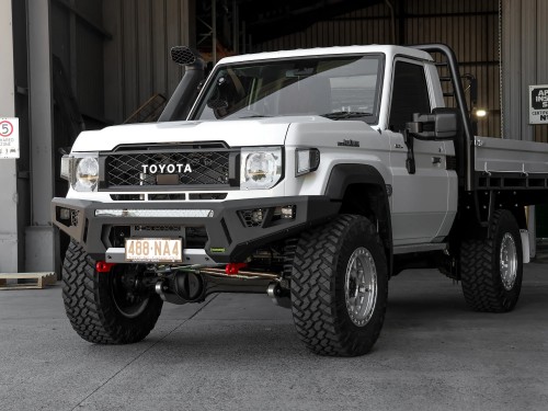 raid bull bar lc79 series 1